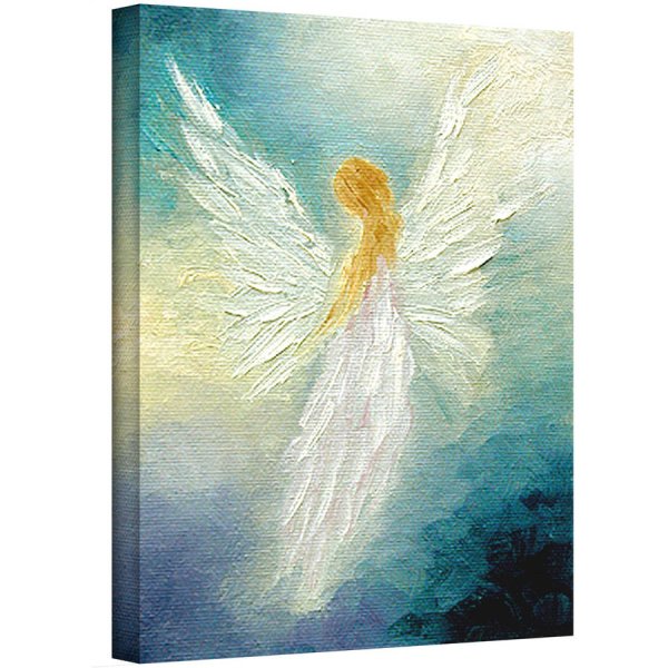 Ангел рисунок красками