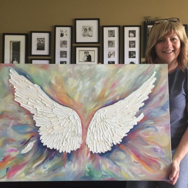 Ангелы в абстрактной живописи