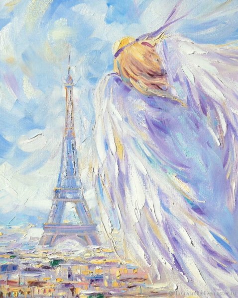 Рисуем ангелов рождественских