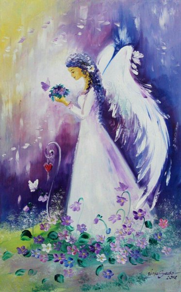 Ангела акрилом