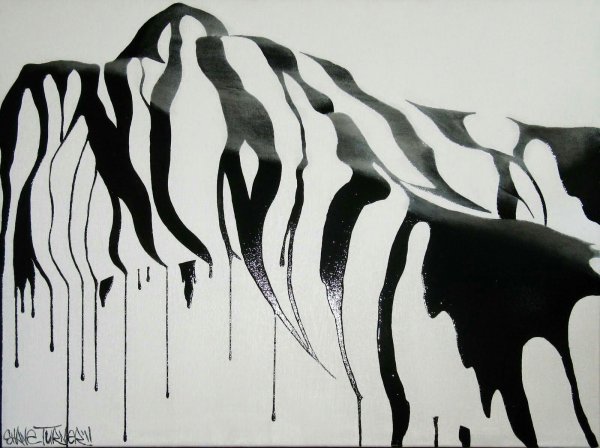 Современное искусство чёрно белое