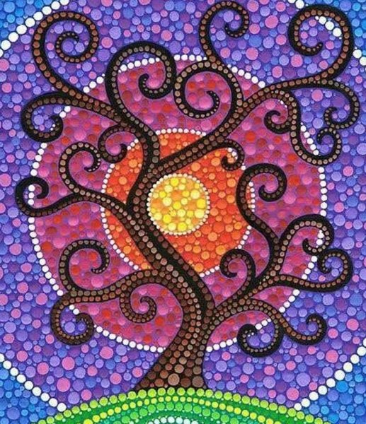 Картины Элспет Маклин точечная роспись