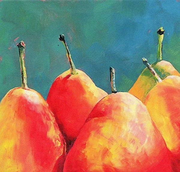 Груша гуашью