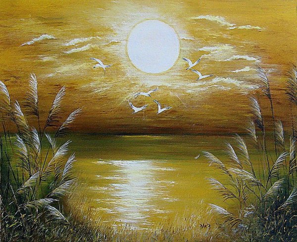 Картина солнце