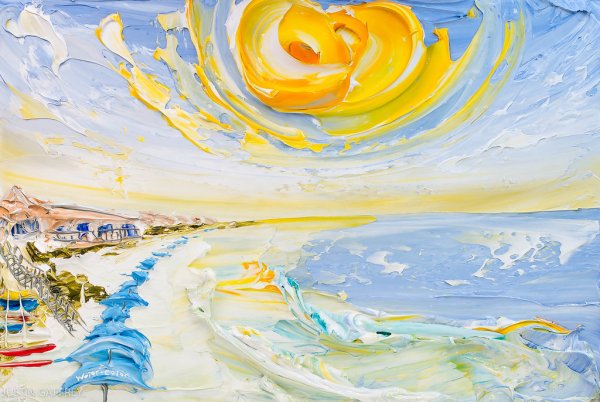 Солнце маслом