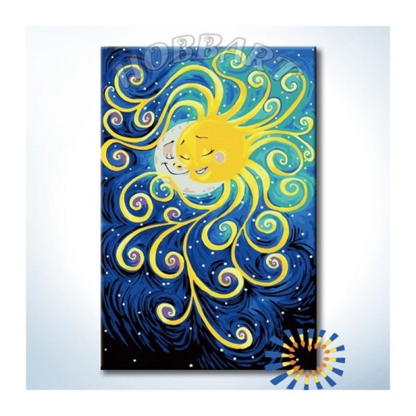 Солнце акрилом