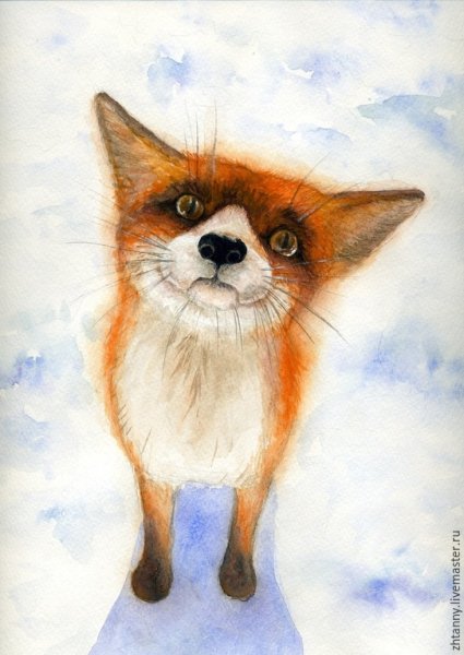 Акварельные карандаши лисы