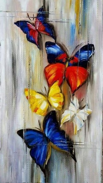 Бабочка акрилом