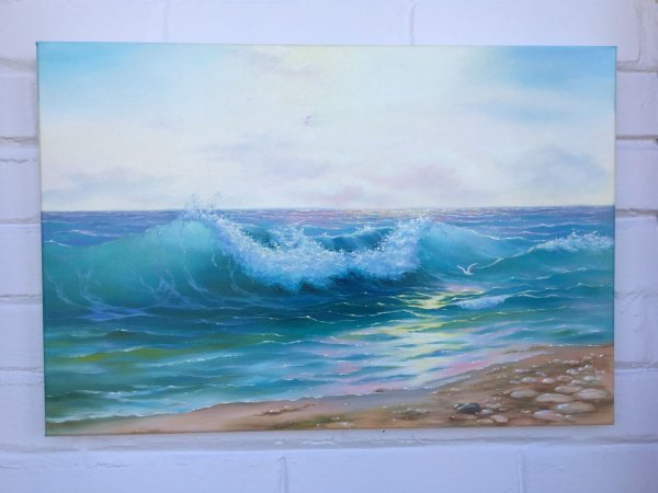 Волны акрилом