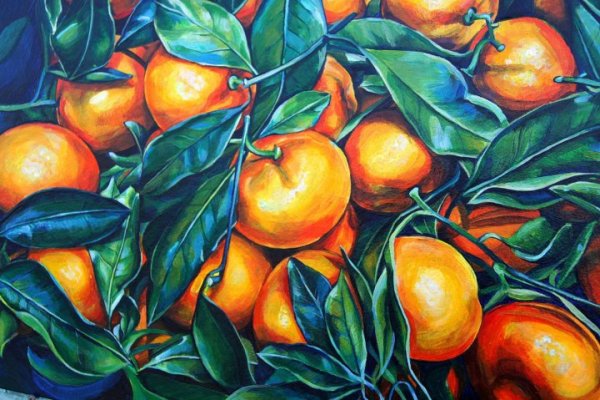 Картина с мандаринами