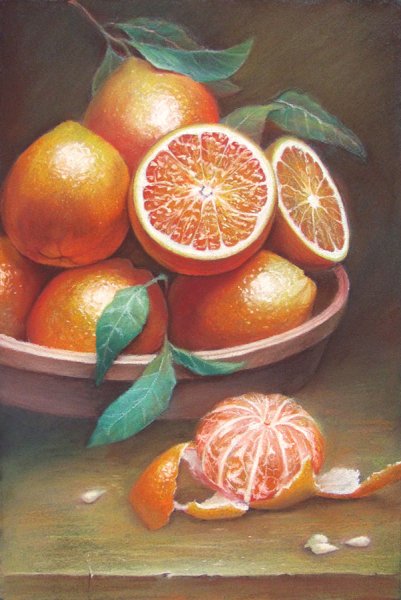 Елена Кацура художник апельсины