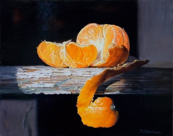 Апельсин пастелью