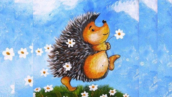 Рисование по номерам Ежик