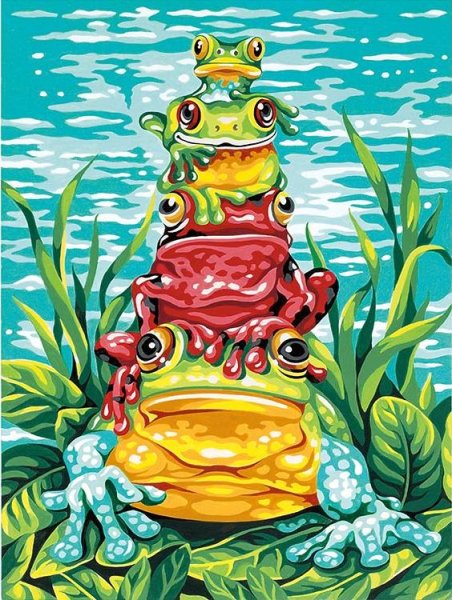 Гравюра Радужная "лягушка"