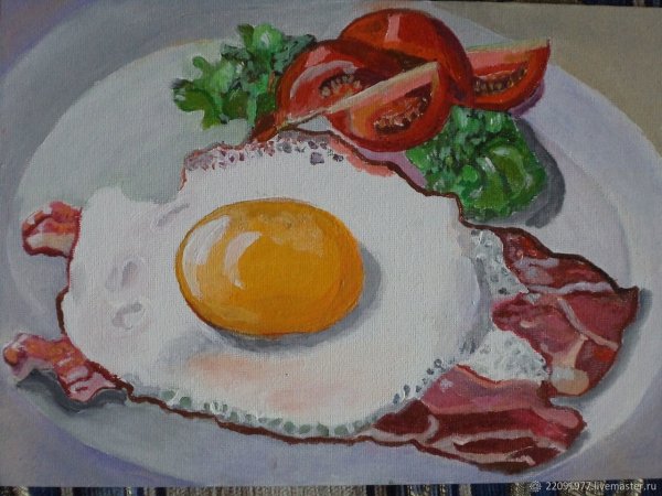 Яичница в живописи