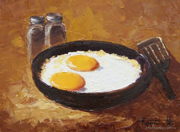 Натюрморт с яичницей