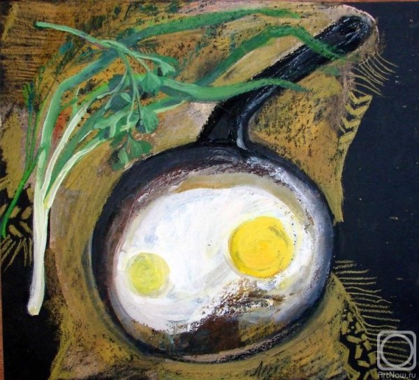 Картины Карен Вернер яичница