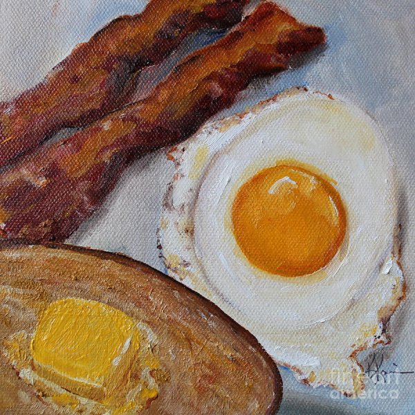 Натюрморт из яичницы