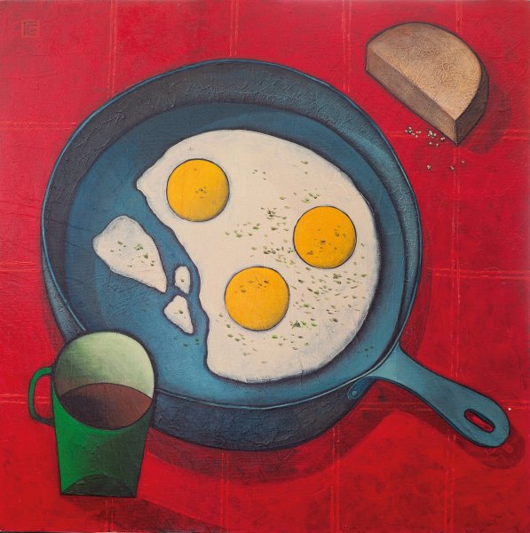 Натюрморт с яичницей