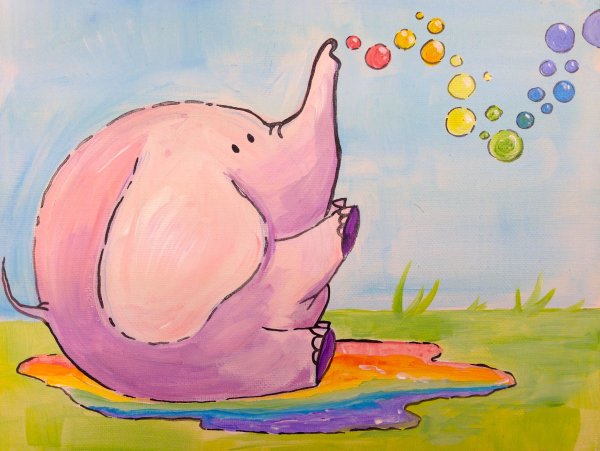 Рисунки акриловыми красками легкие для начинающих