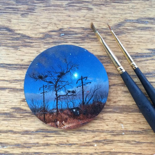 Живописные миниатюры Дины Бродски