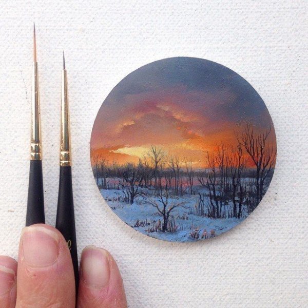 Живописные миниатюры Дины Бродски