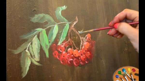 Гроздь рябины Ольга Базанова