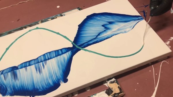 Рисование нитями акрил