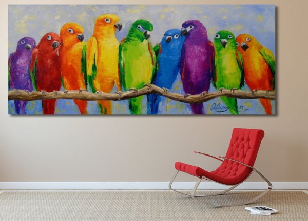 Холст для рисования круглый