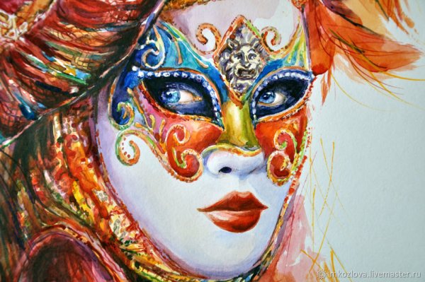 Карнавальные маски в живописи