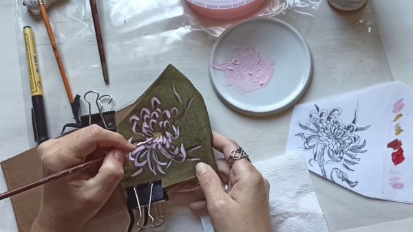 Расписанные маски защитные