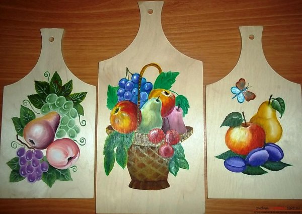 Панно на досках