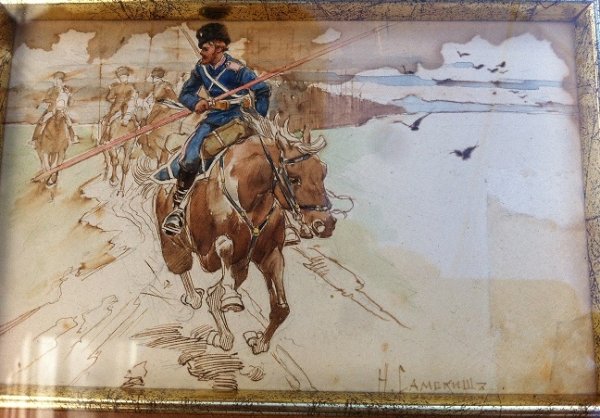 Самокиш Николай Семенович акварель