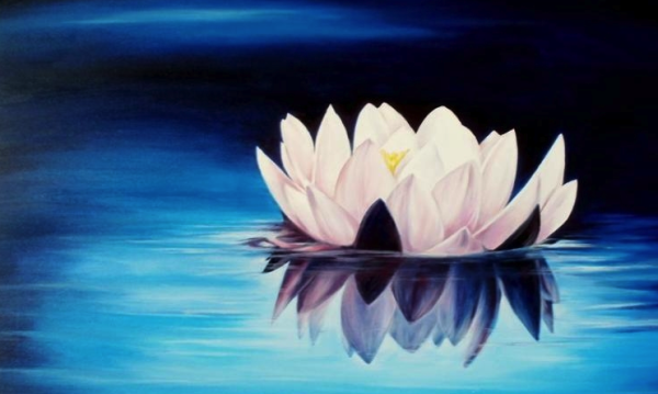 Акрил Лотосы на воде