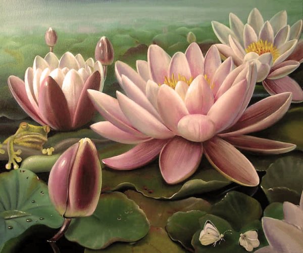 Кувшинки картина