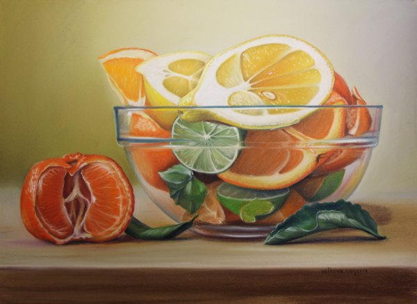 Натюрморт с цитрусовыми