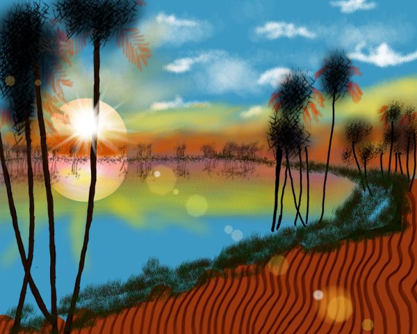 Оазис картина