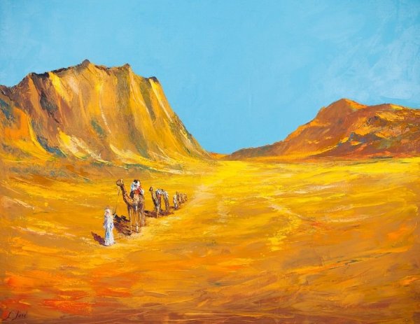 Синайская пустыня живопись