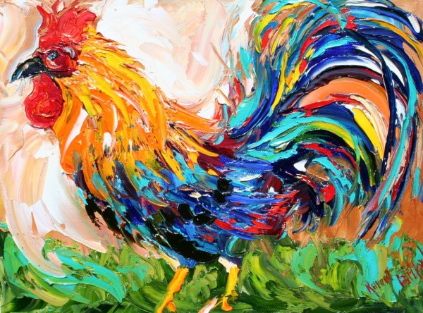 Петух абстрактный