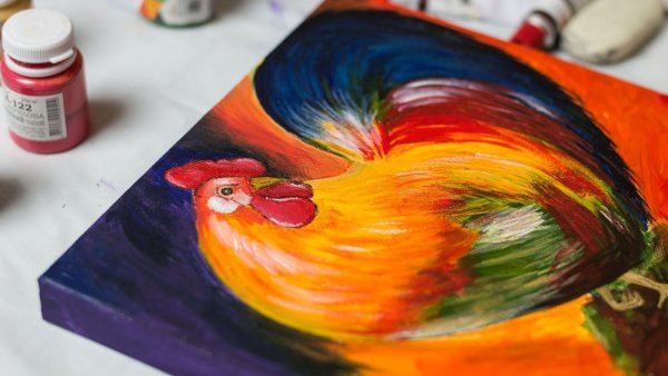 Ютуб рисование акрилом