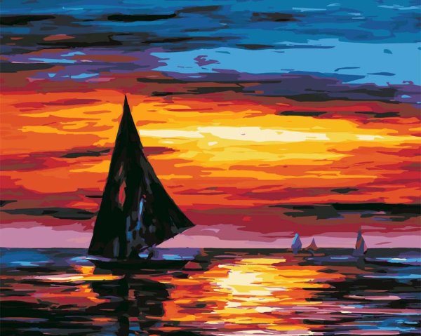 Леонид Афремов парусник