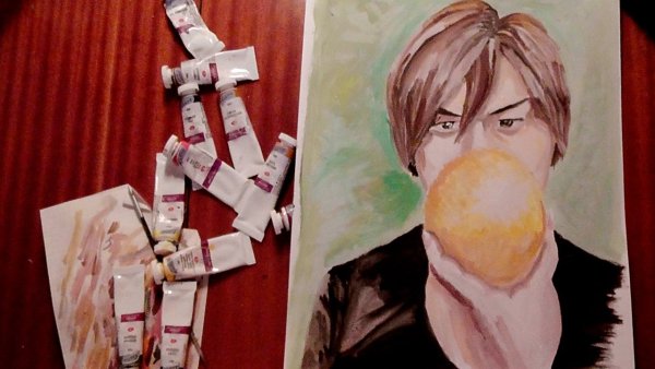 Рисуем акрилом Европа