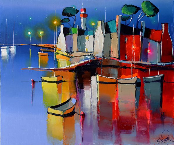 Туман акварелью видеоурок