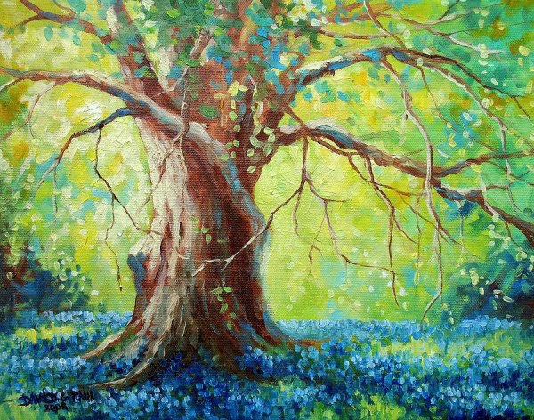 Глаз акрилом