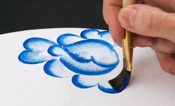 Техника гжельской росписи