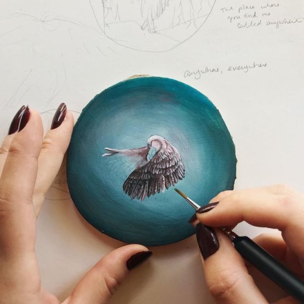 Роспись миниатюр акрилом