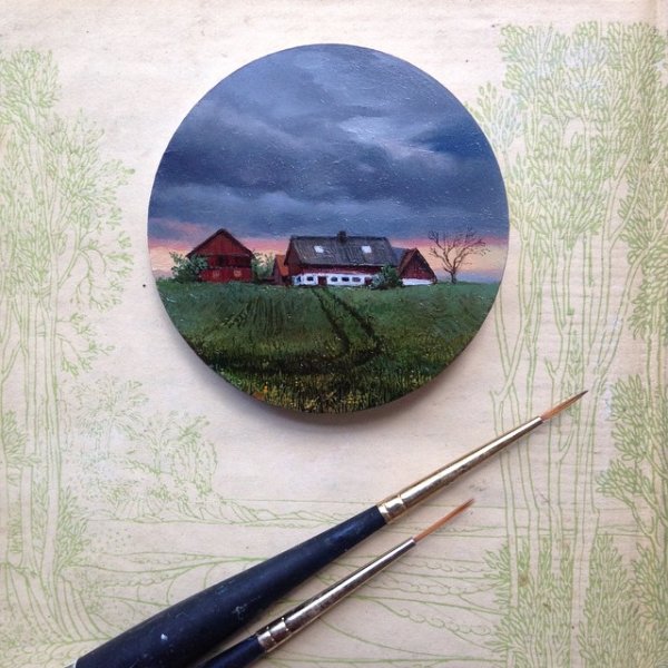 Живописные миниатюры Дины Бродски