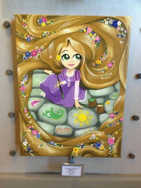 Принцесса акрилом