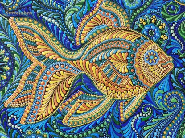 Екатерина Голанд s точечная роспись