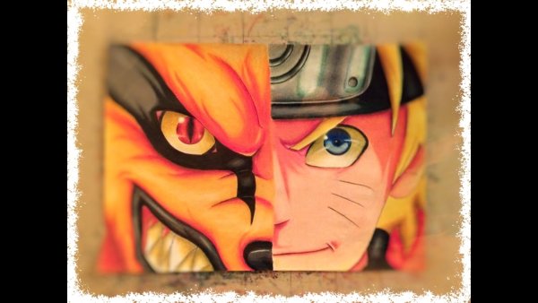 Рисование на холсте аниме Наруто